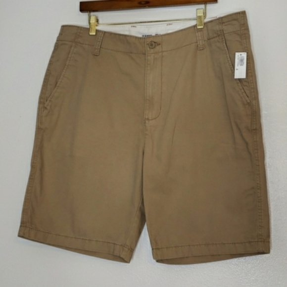 NEW Old Navy Ultimate Slim Chino Shorts Light Khaki Classic Outdoors Casual Golf - Picture 10 of 13